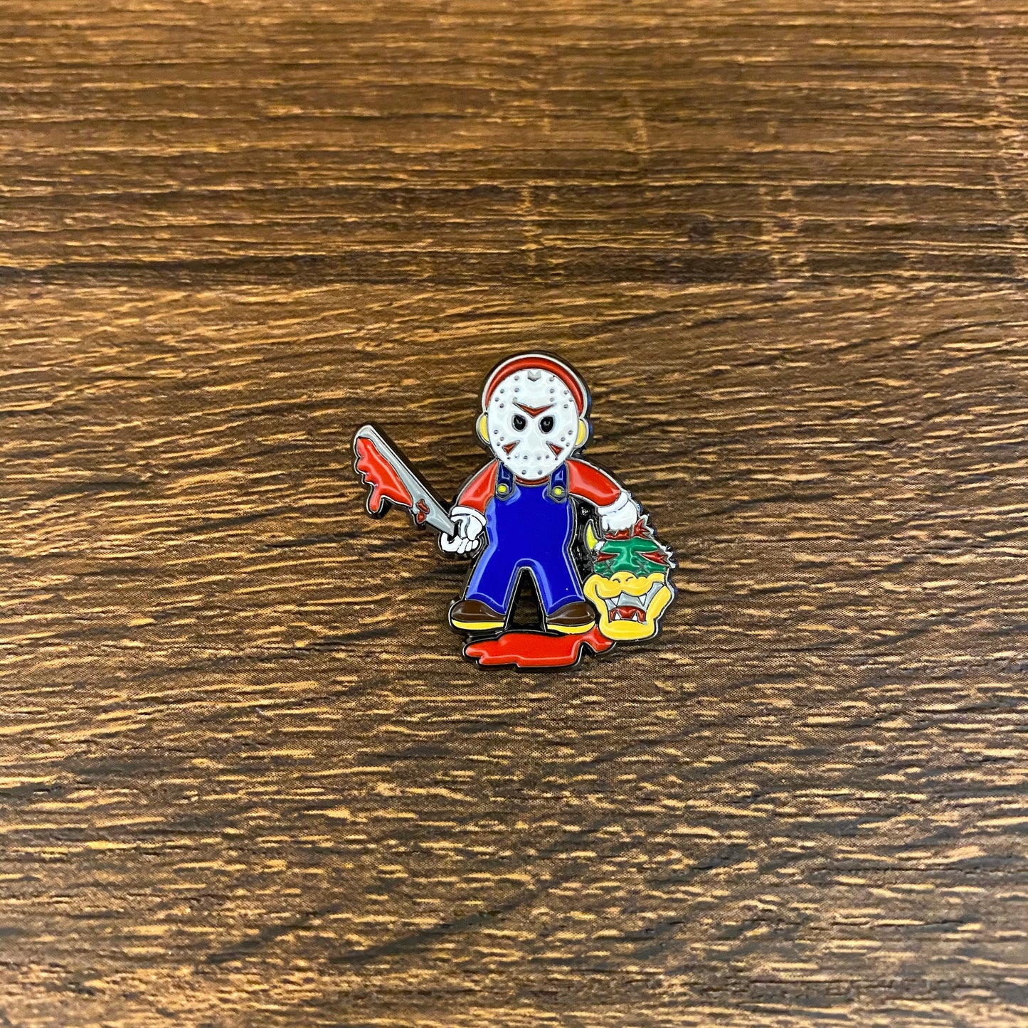 Jason from Friday the 13th as Super Mario Enamel Pin - thehappypin