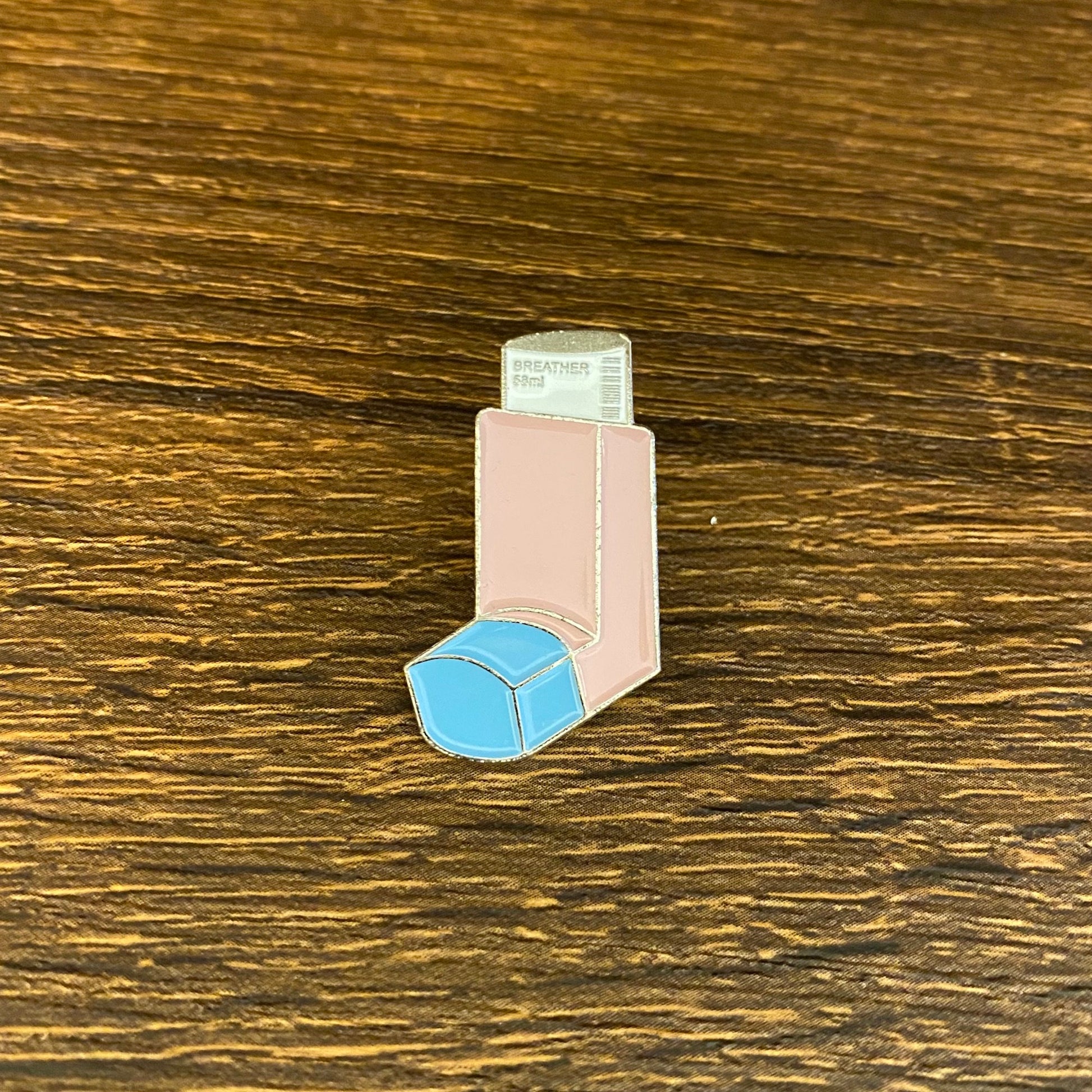 Asthma Inhaler Enamel Pin - thehappypin