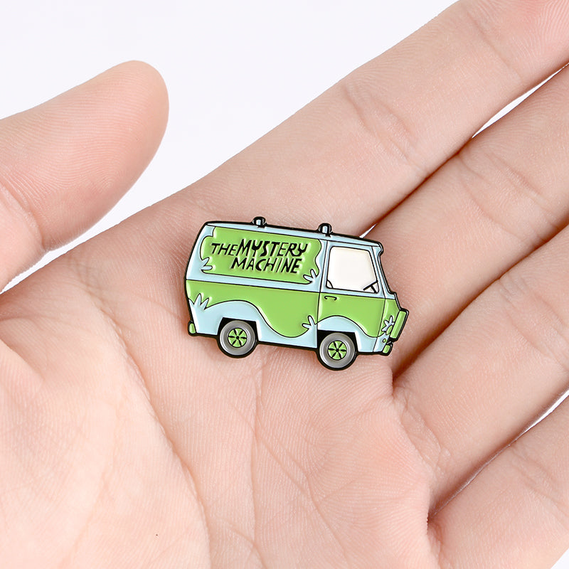 The Mystery Machine Scooby Doo Bus Enamel Pin - thehappypin