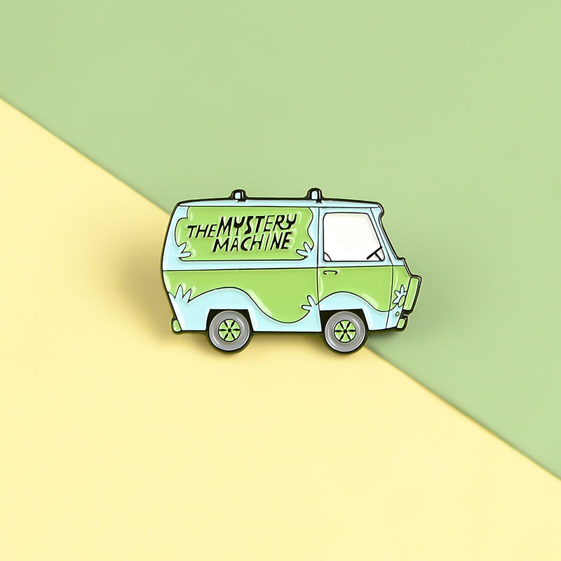 The Mystery Machine Scooby Doo Bus Enamel Pin - thehappypin