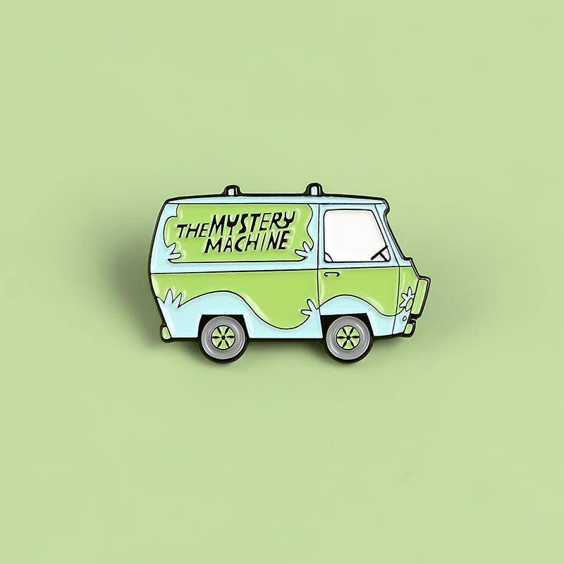 The Mystery Machine Scooby Doo Bus Enamel Pin - thehappypin