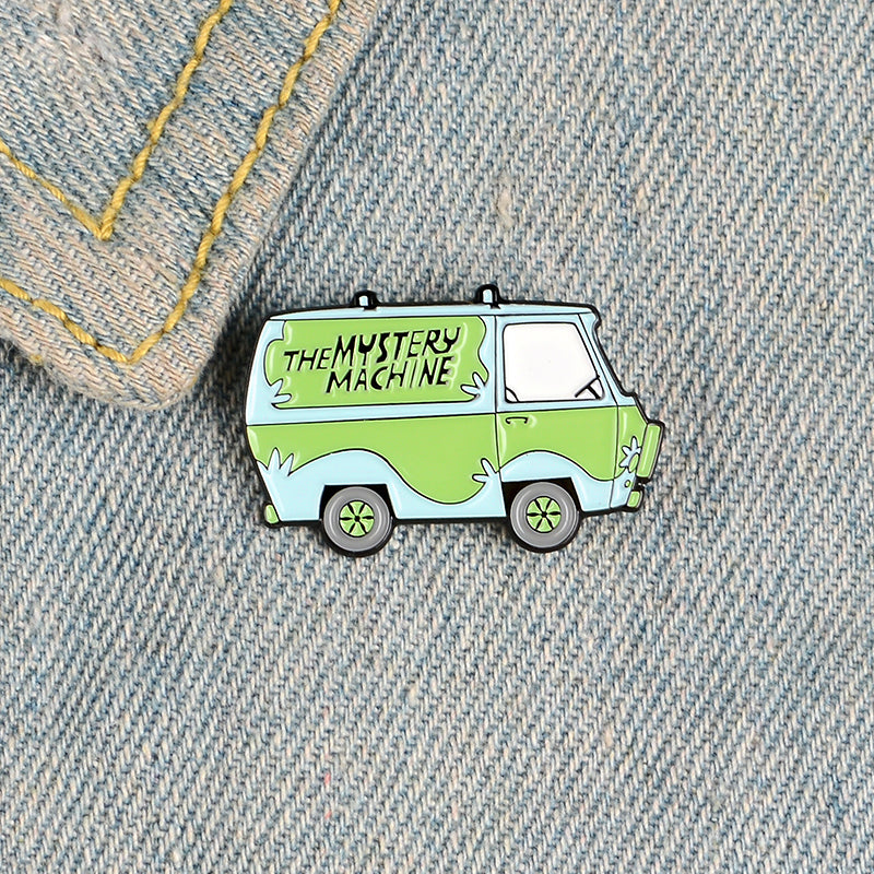 The Mystery Machine Scooby Doo Bus Enamel Pin - thehappypin