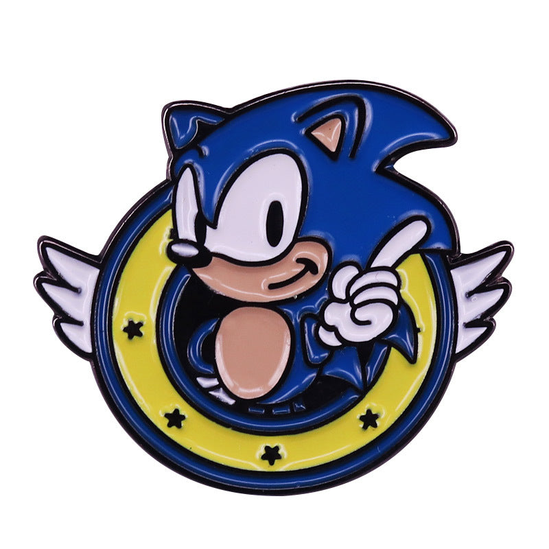 Go Sonic the Hedgehog Enamel Pin - thehappypin