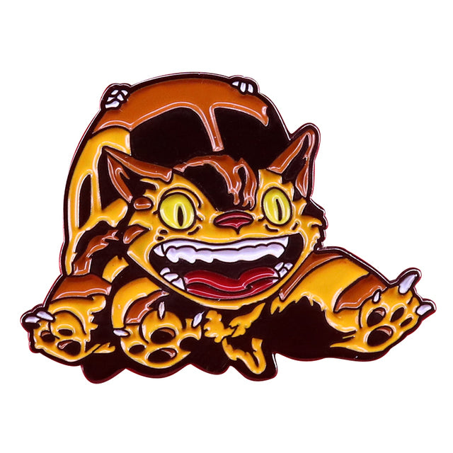 My Neighbour Totoro Catbus Enamel Pin - thehappypin